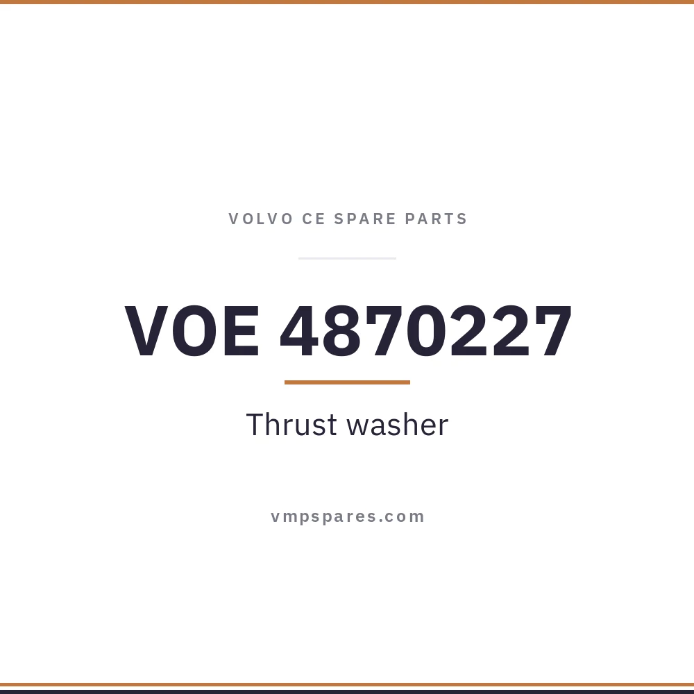 VOE 4870227 – Thrust washer