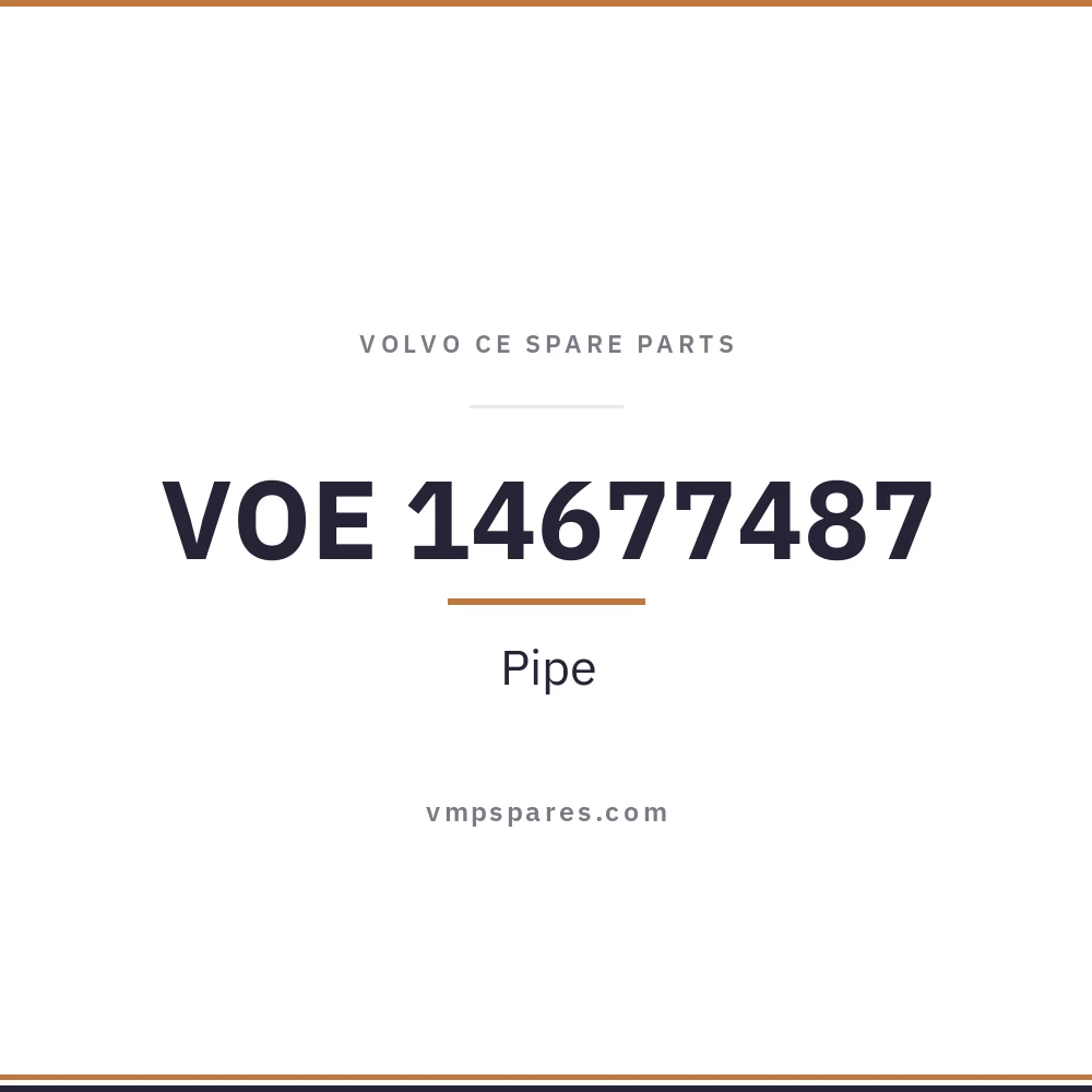 VOE 14677487 – Pipe