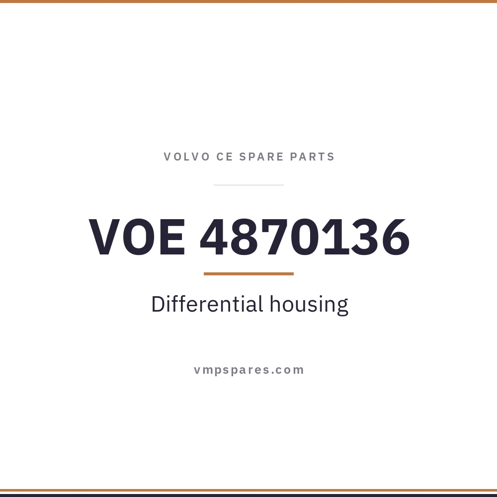 VOE 4870136 – Differential housing