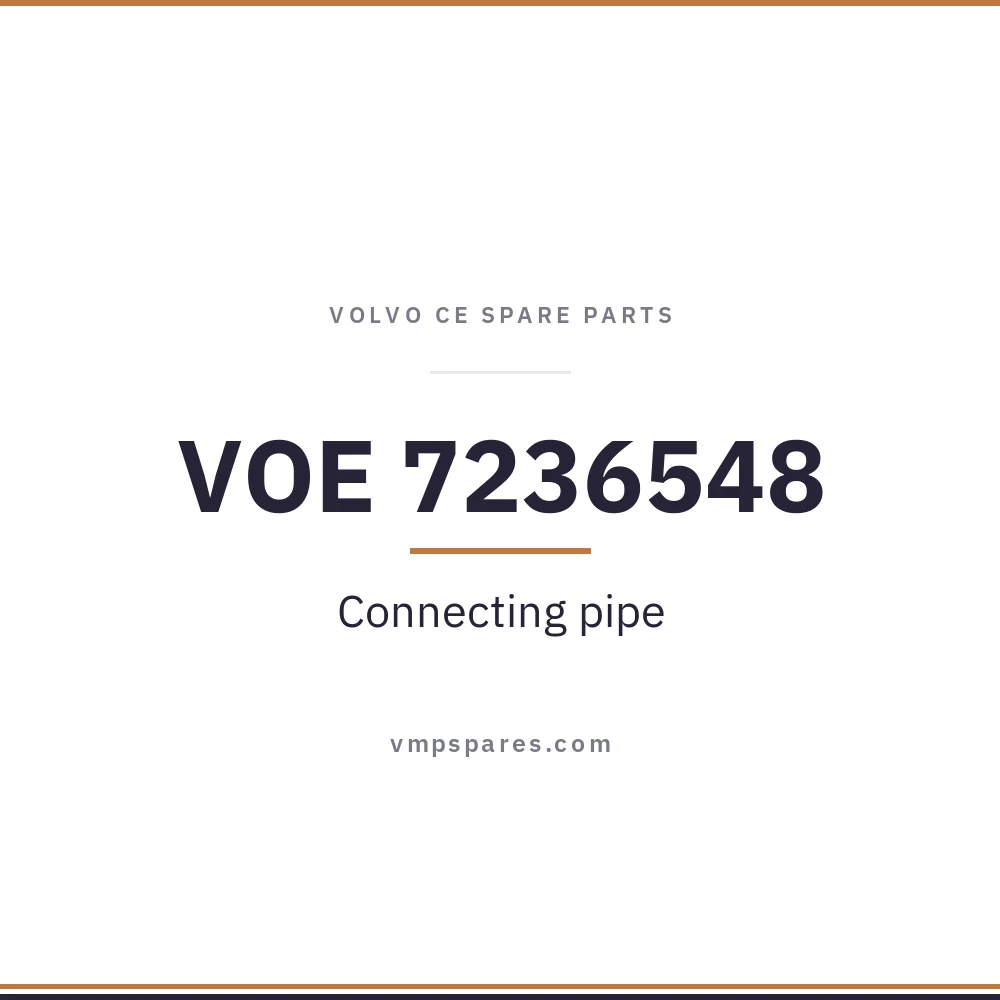 VOE 7236548 – Connecting pipe