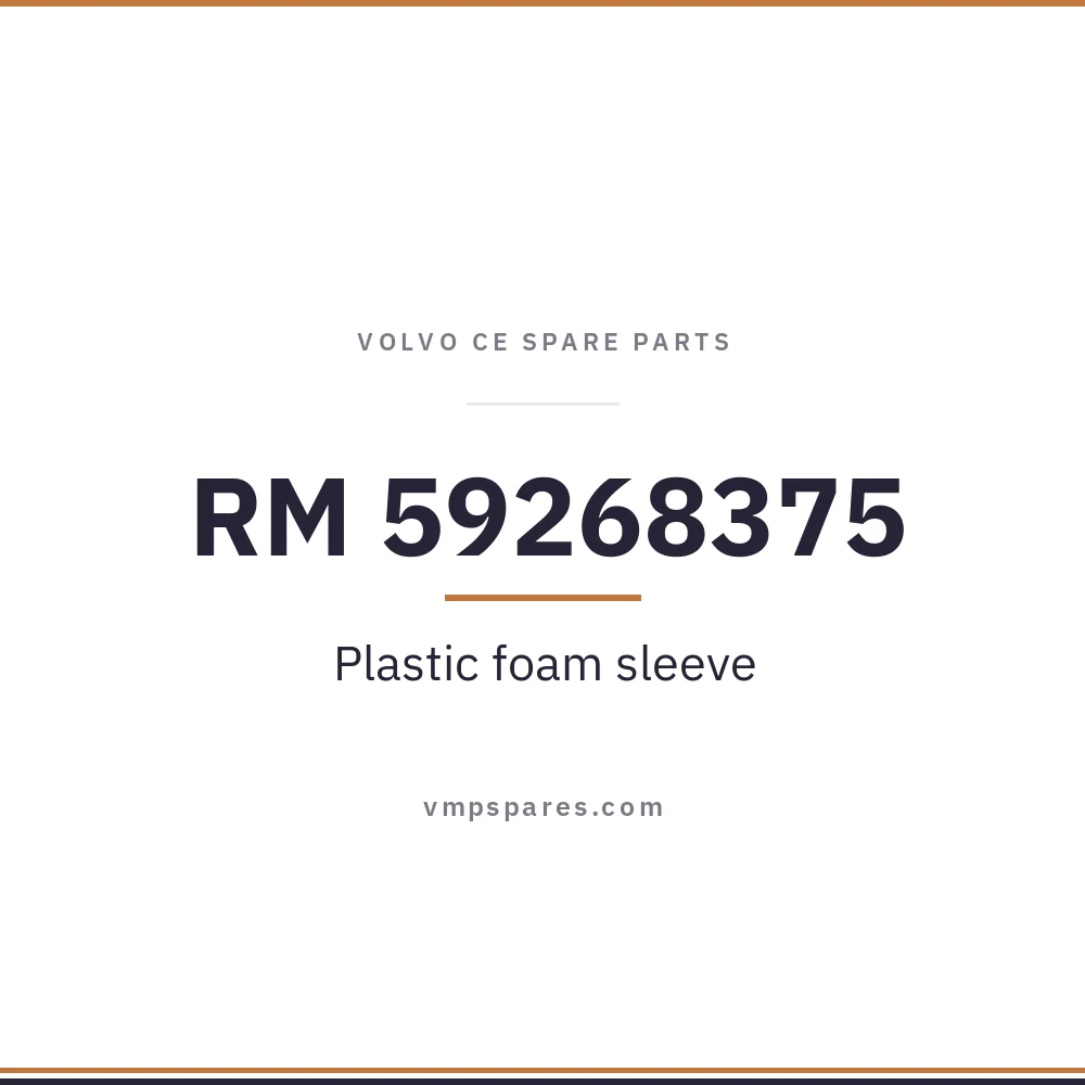 RM 59268375 – Plastic foam sleeve