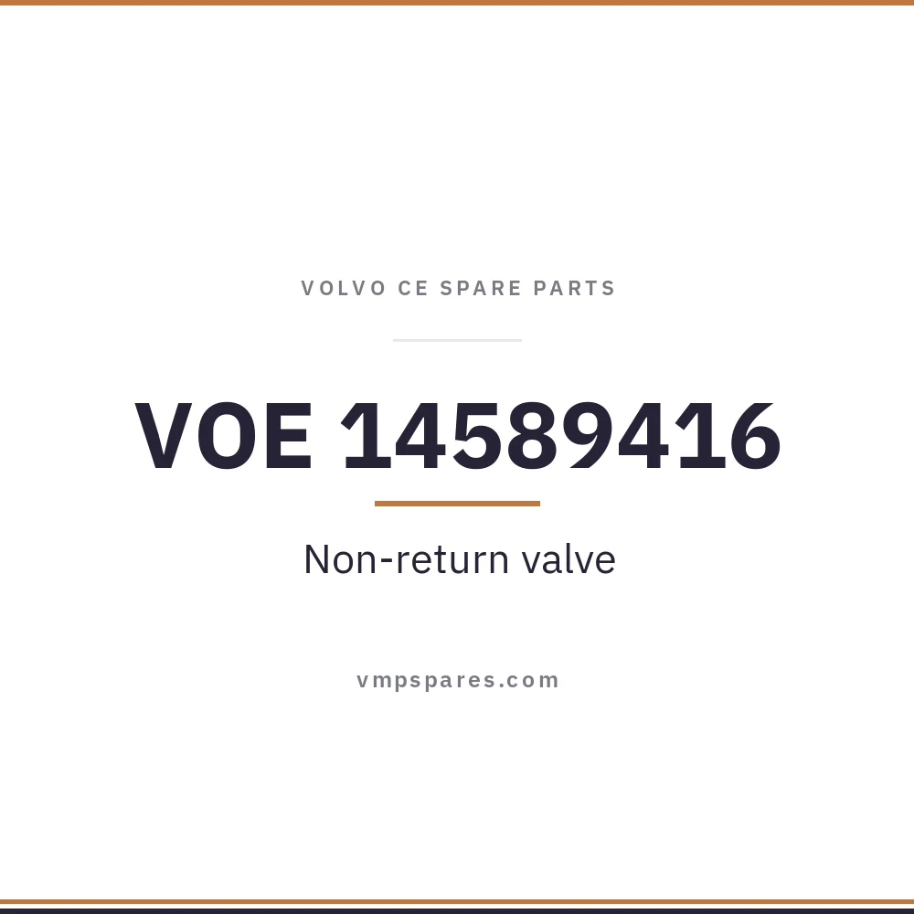 VOE 14589416 – Non-return valve