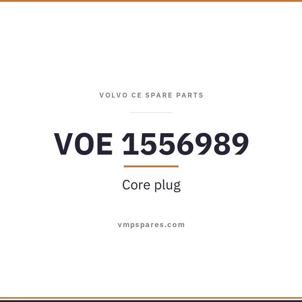 VOE 1556989 – Core plug