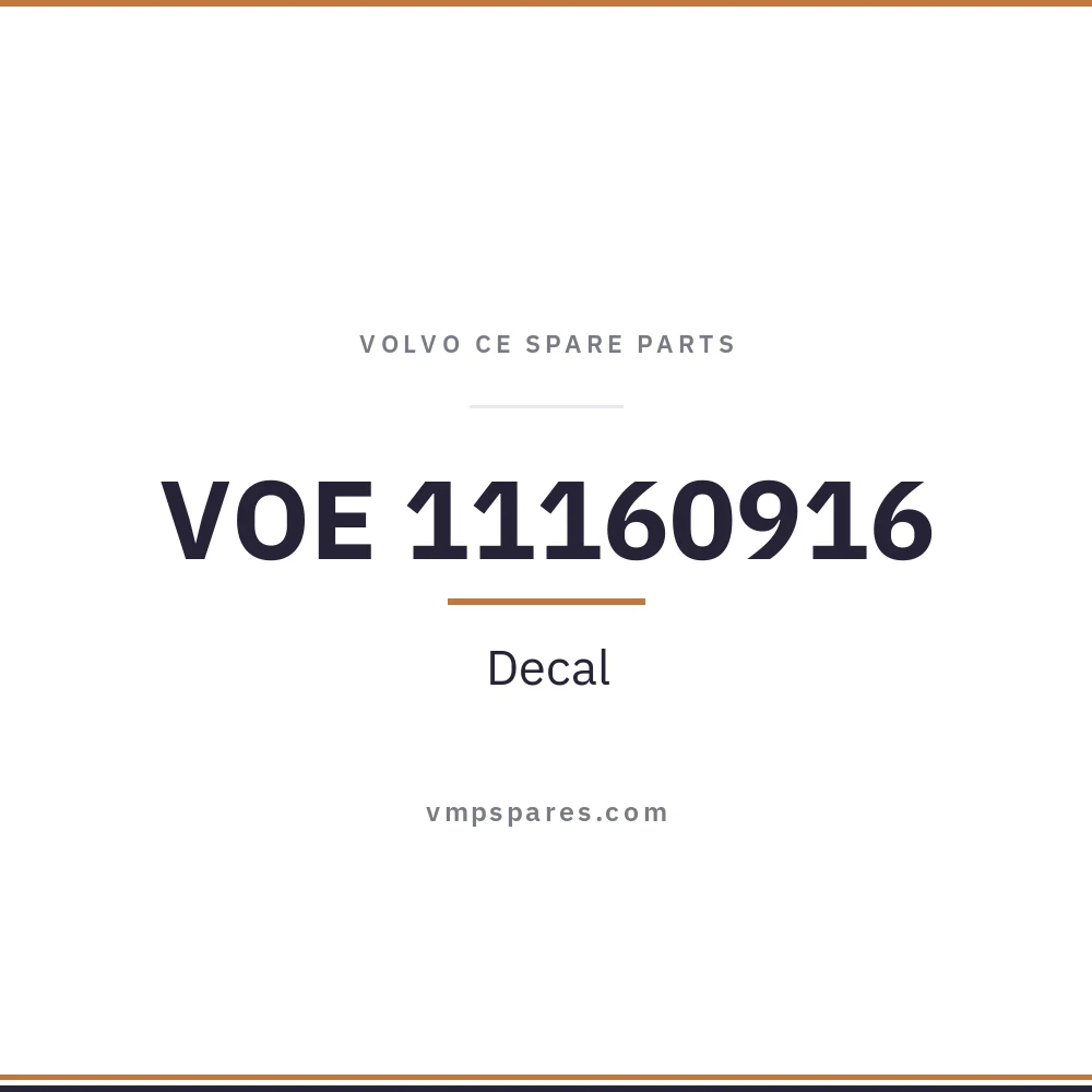 VOE 11160916 – Decal