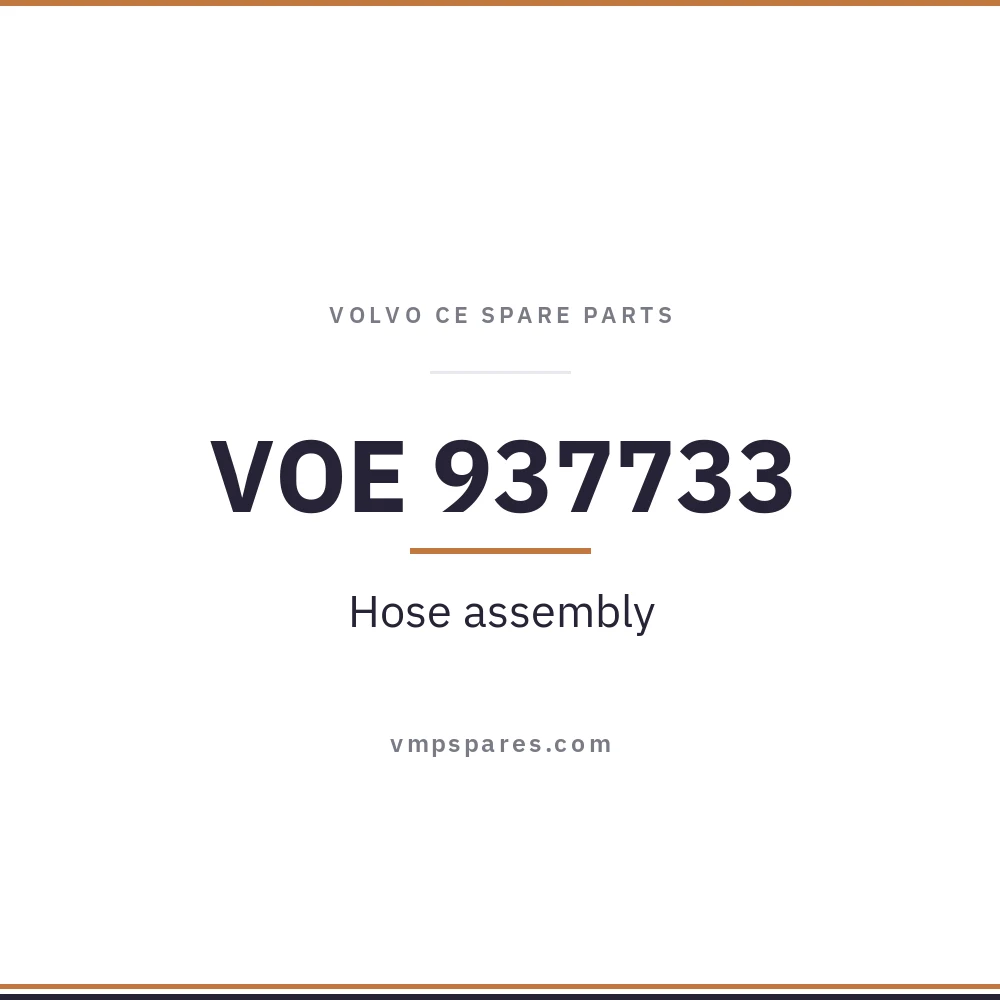 VOE 937733 – Hose assembly