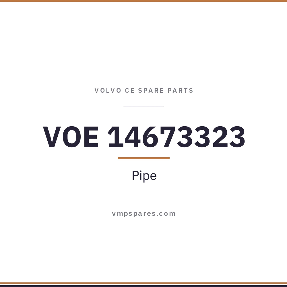 VOE 14673323 – Pipe