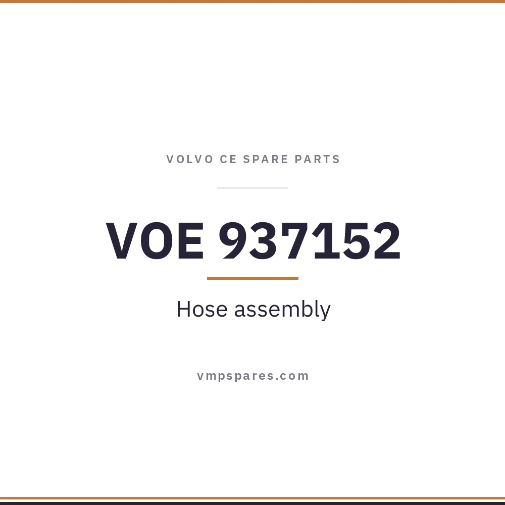 VOE 937152 – Hose assembly