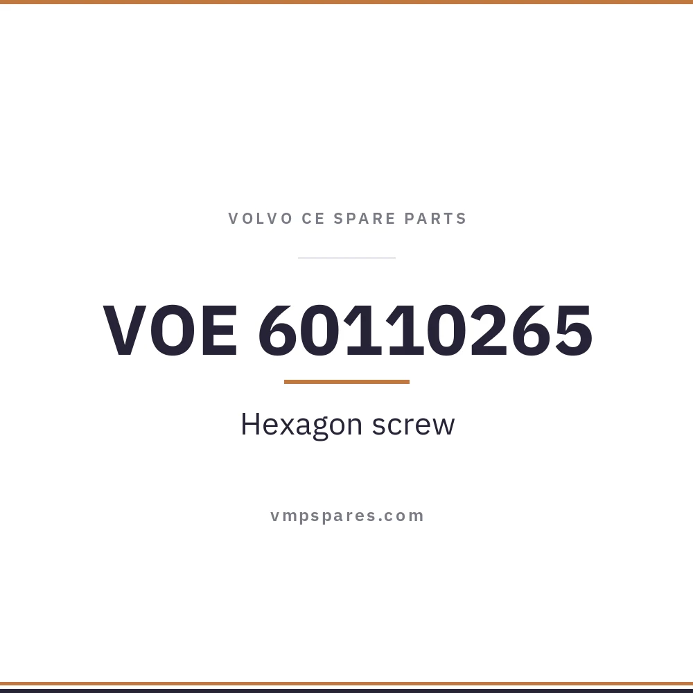 VOE 60110265 – Hexagon screw