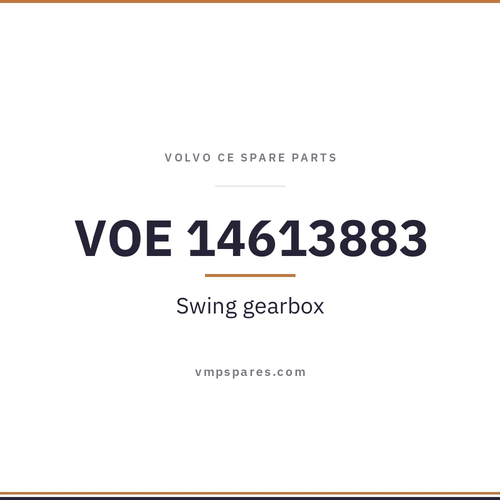 VOE 14613883 – Swing gearbox