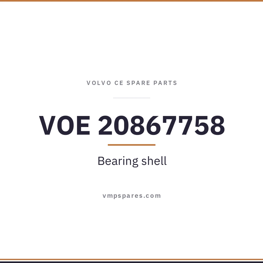 VOE 20867758 – Bearing shell