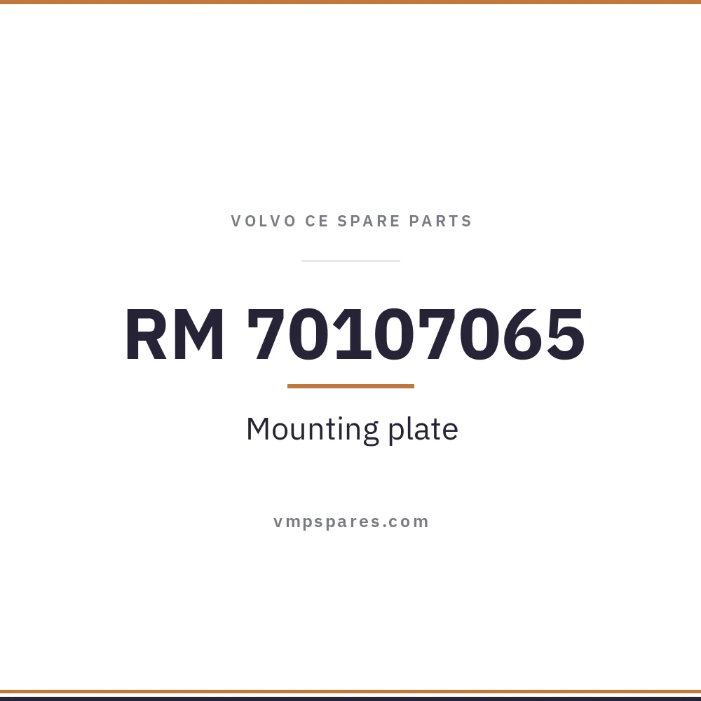 RM 70107065 – Mounting plate