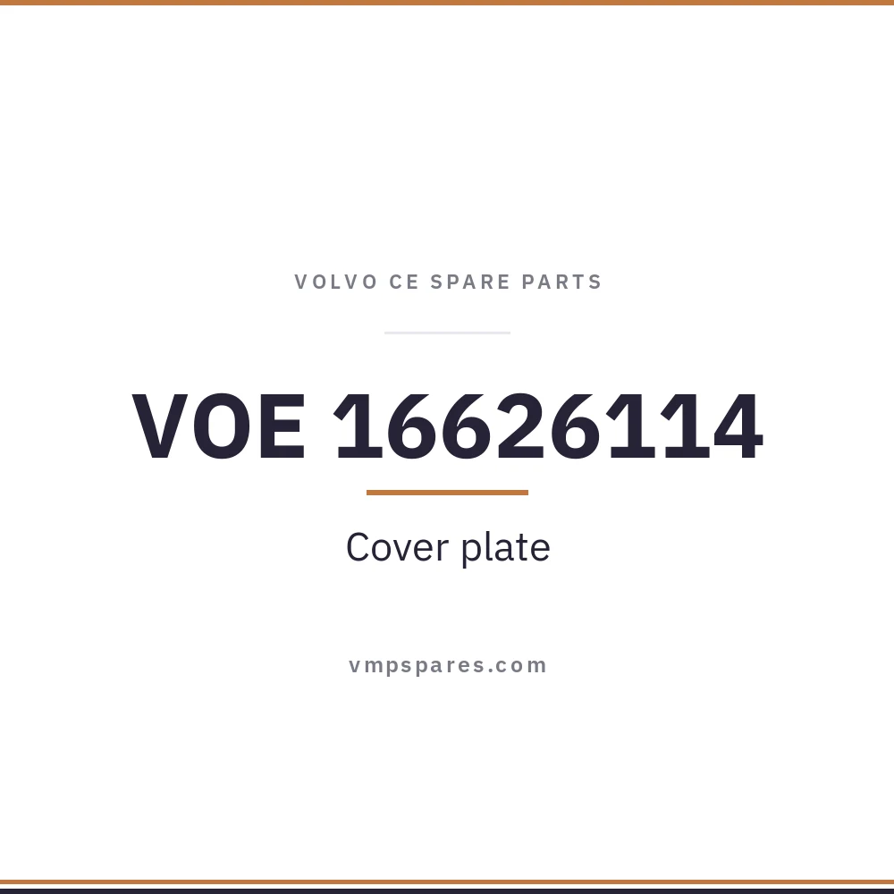 VOE 16626114 – Cover plate