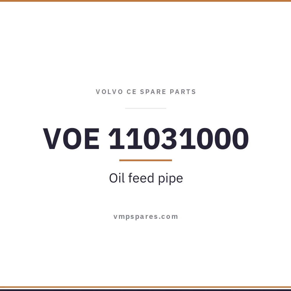 VOE 11031000 – Oil feed pipe