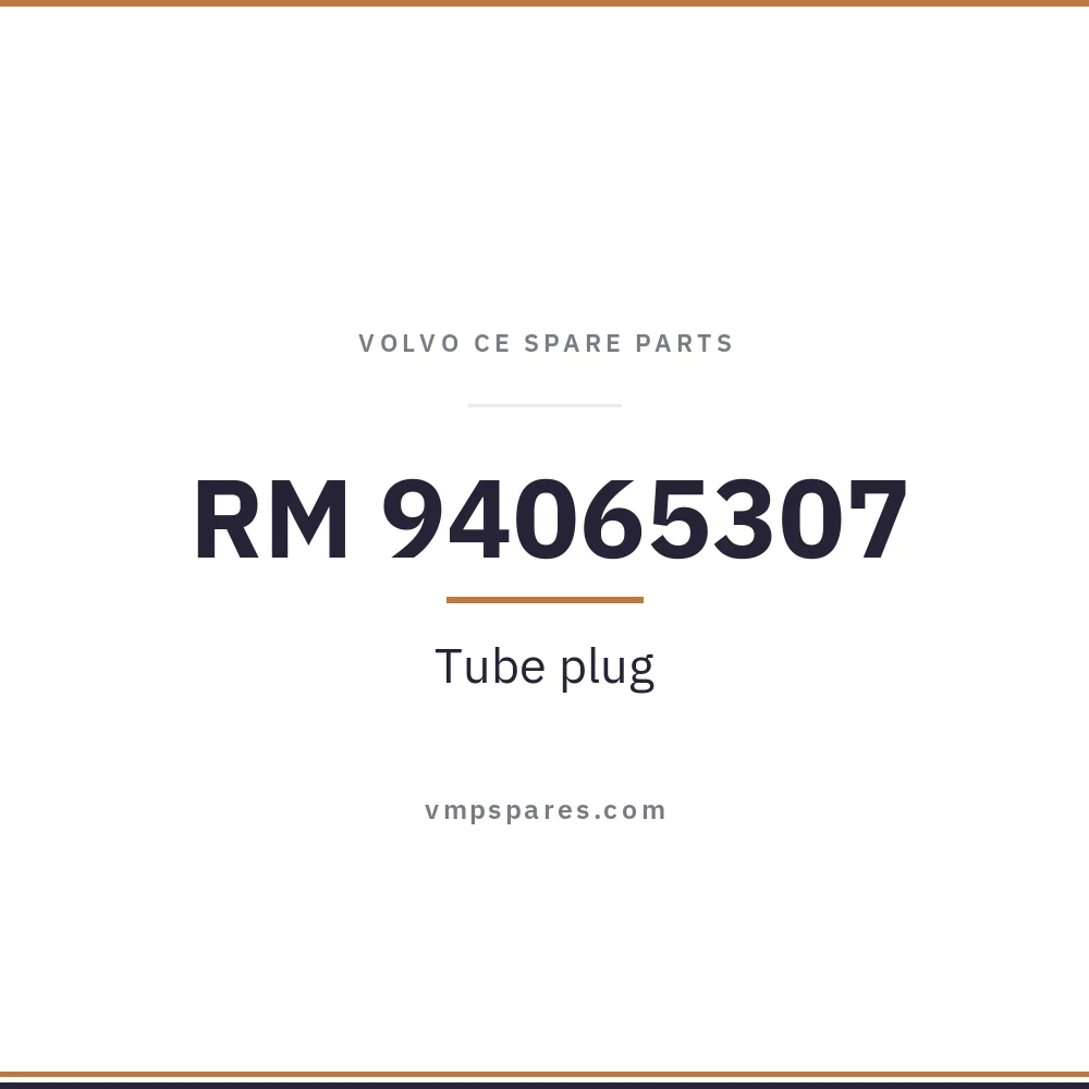 RM 94065307 – Tube plug