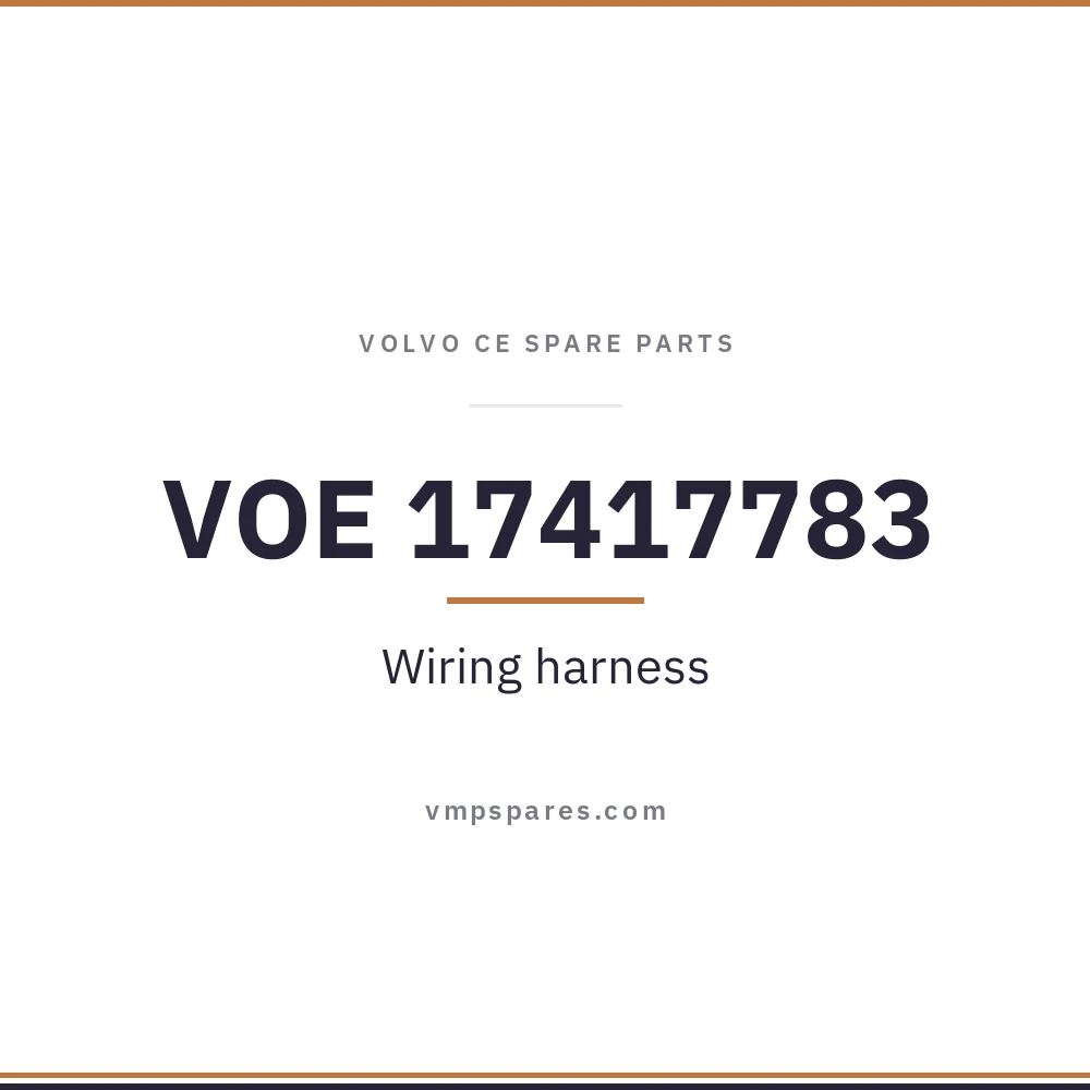 VOE 17417783 – Wiring harness