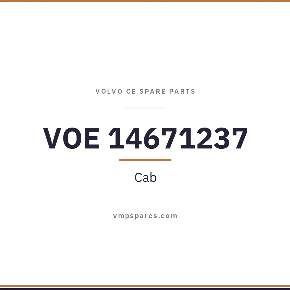 VOE 14671237 – Cab