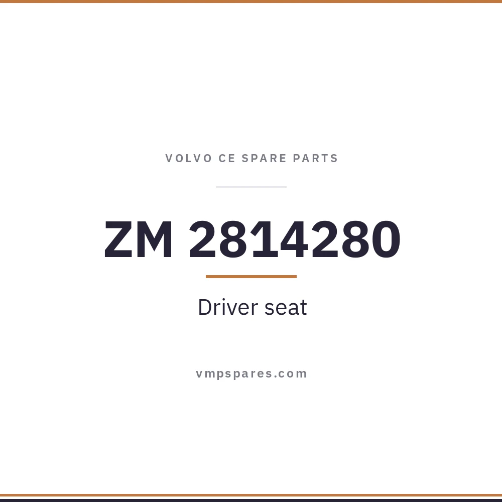 ZM 2814280 – Driver seat