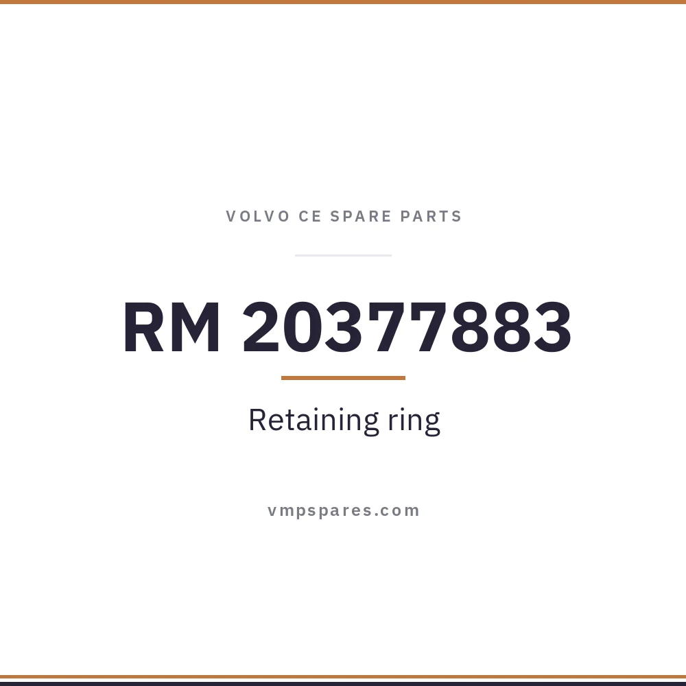 RM 20377883 – Retaining ring