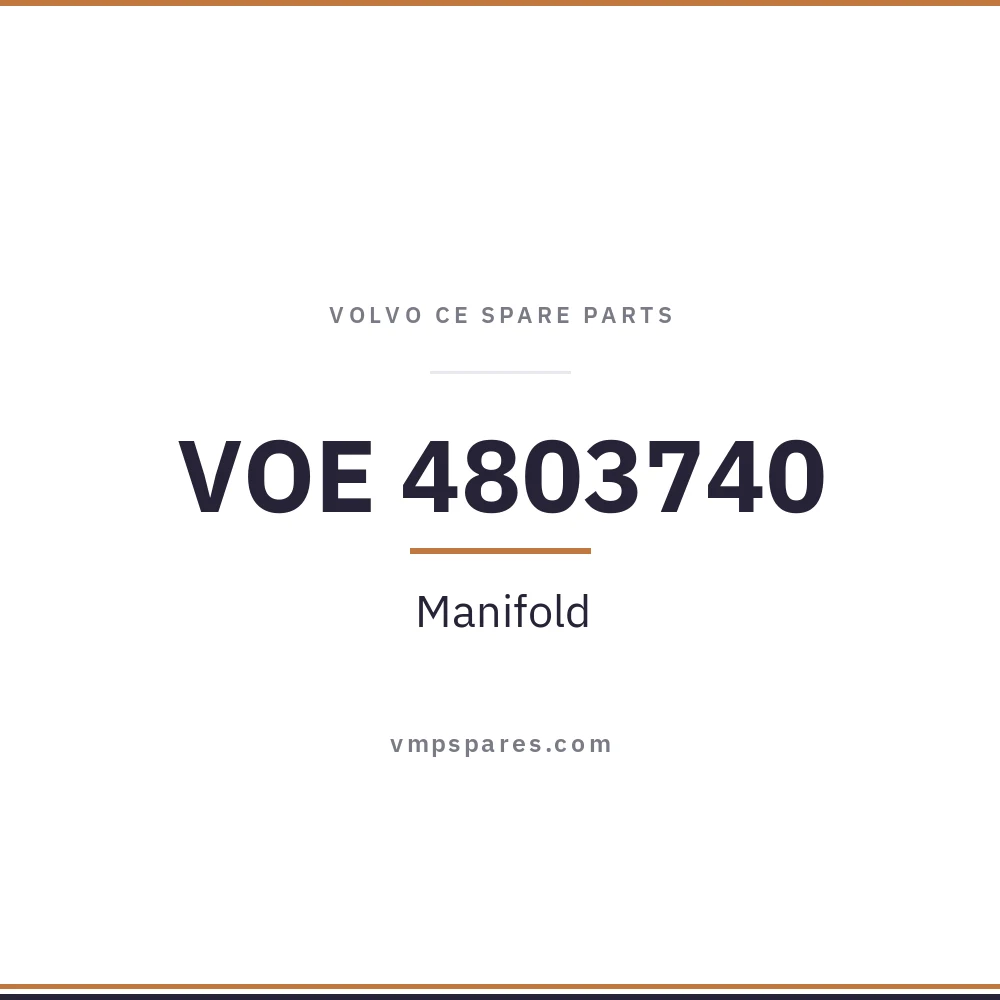 VOE 4803740 – Manifold