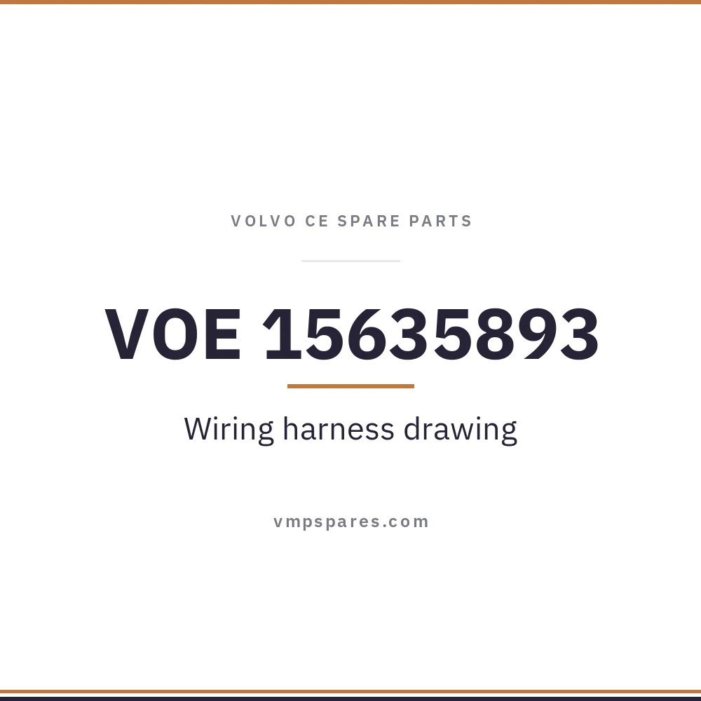 VOE 15635893 – Wiring harness drawing