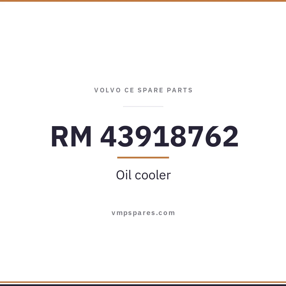 RM 43918762 – Oil cooler