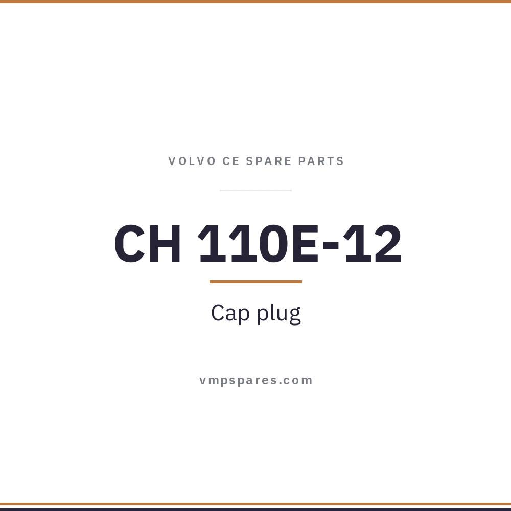 CH 110E-12 – Cap plug