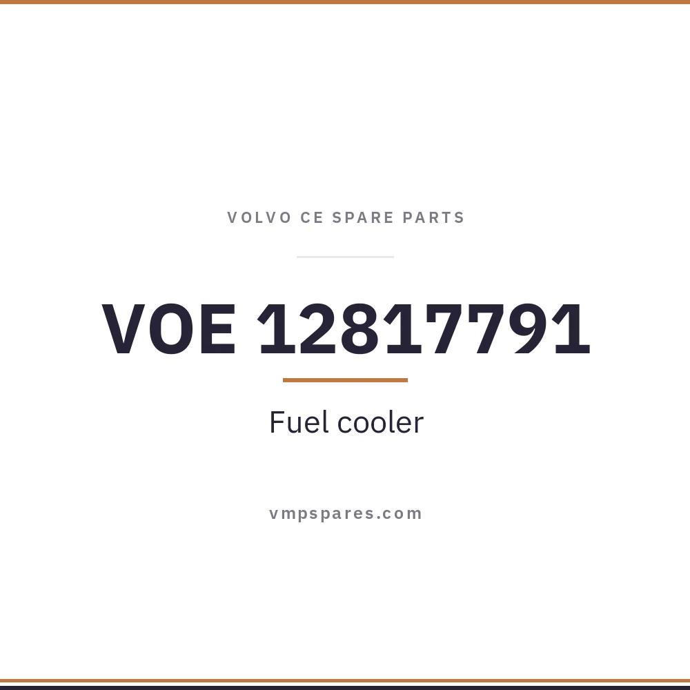 VOE 12817791 – Fuel cooler