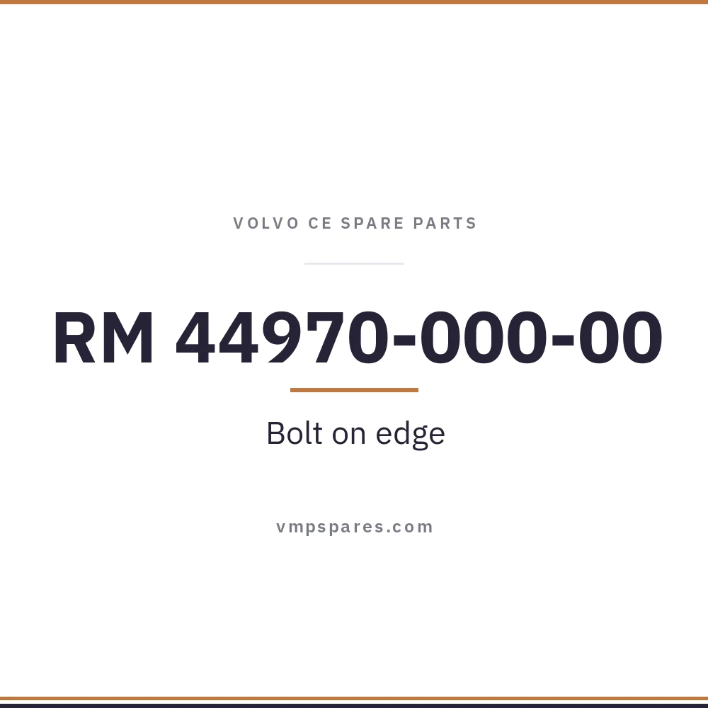 RM 44970-000-00 – Bolt on edge