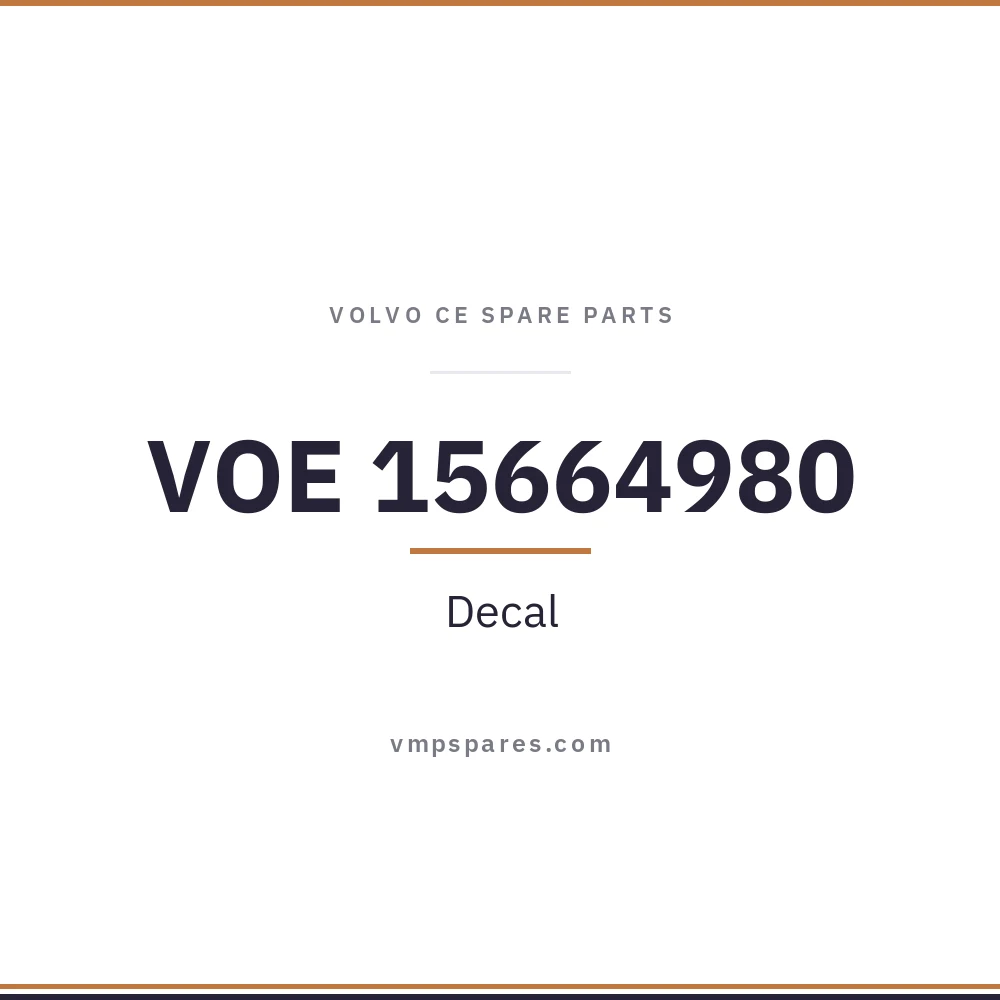 VOE 15664980 – Decal
