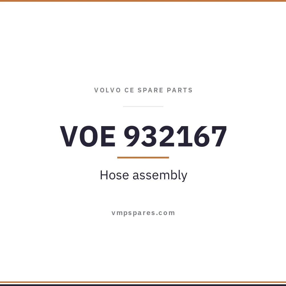 VOE 932167 – Hose assembly