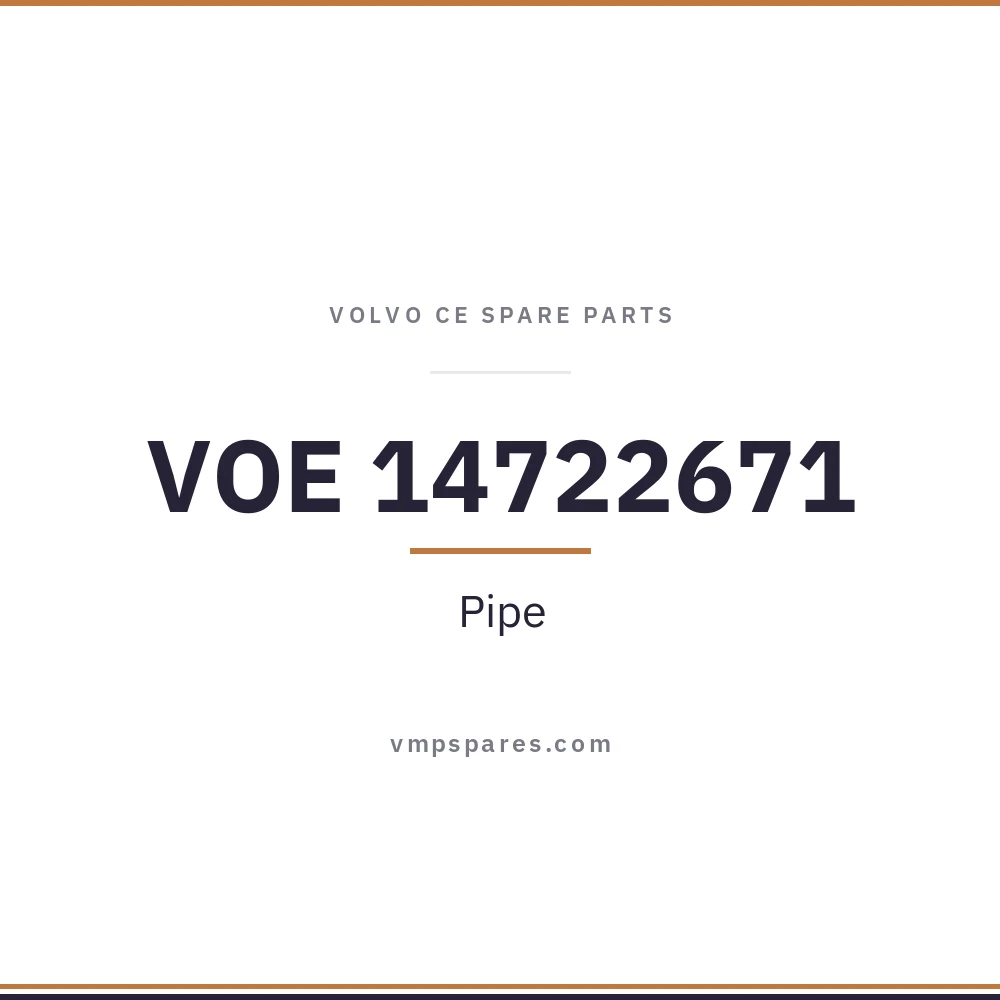 VOE 14722671 – Pipe