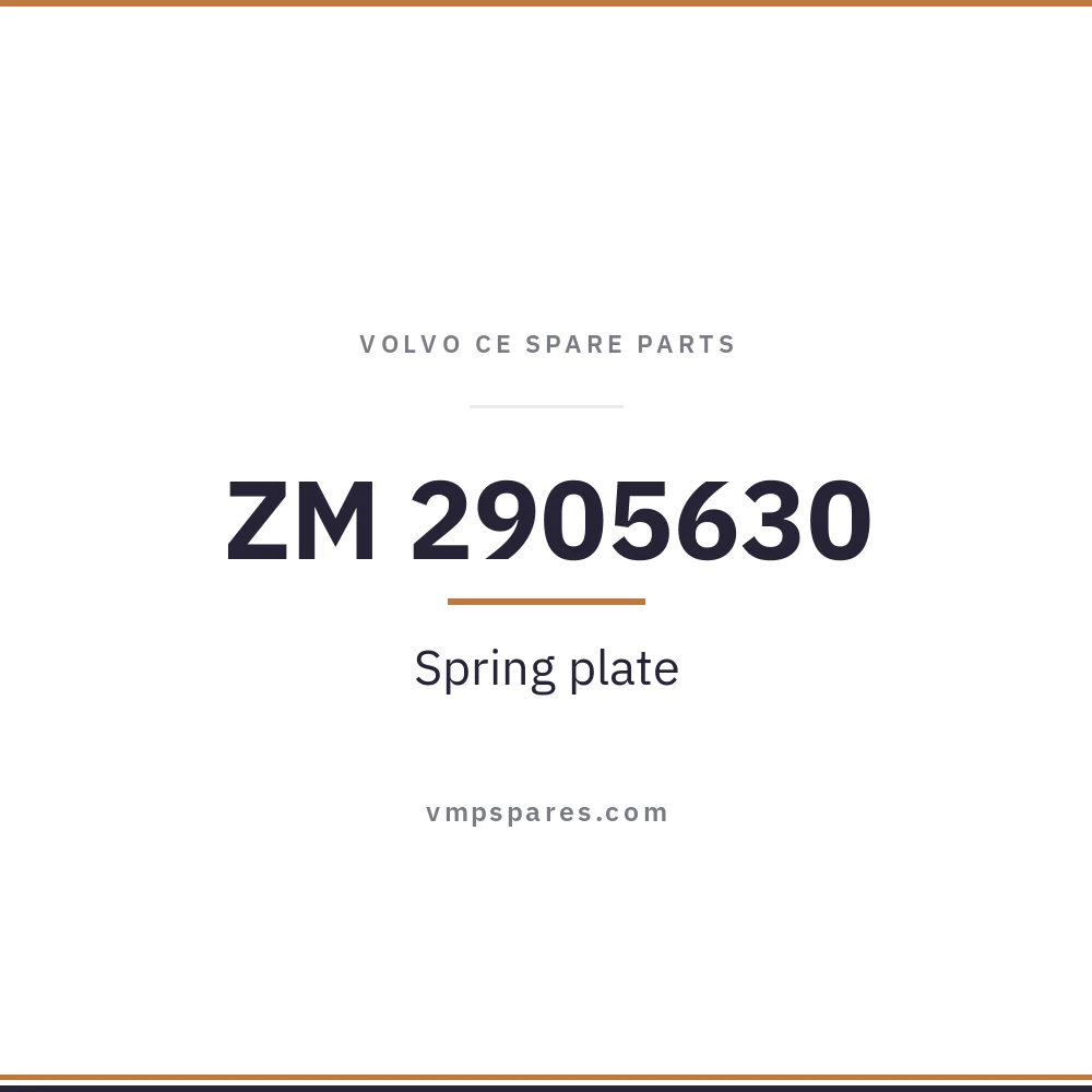 ZM 2905630 – Spring plate