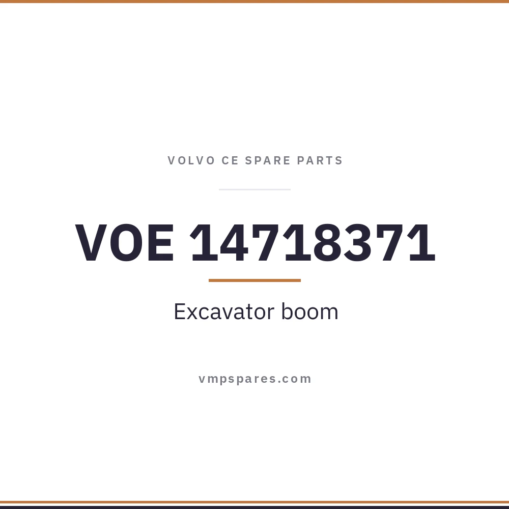 VOE 14718371 – Excavator boom