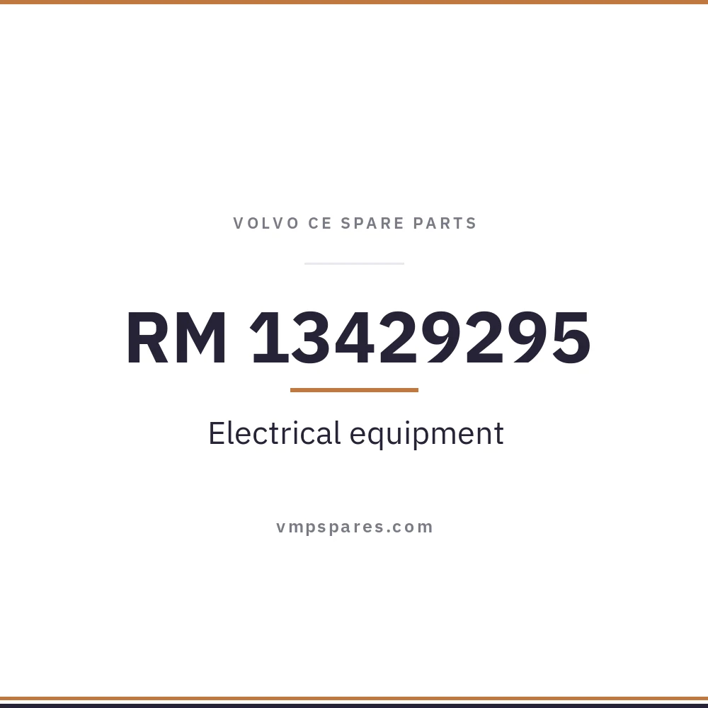 RM 13429295 – Electrical equipment