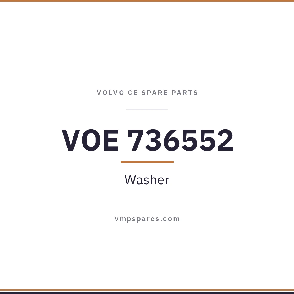 VOE 736552 – Washer