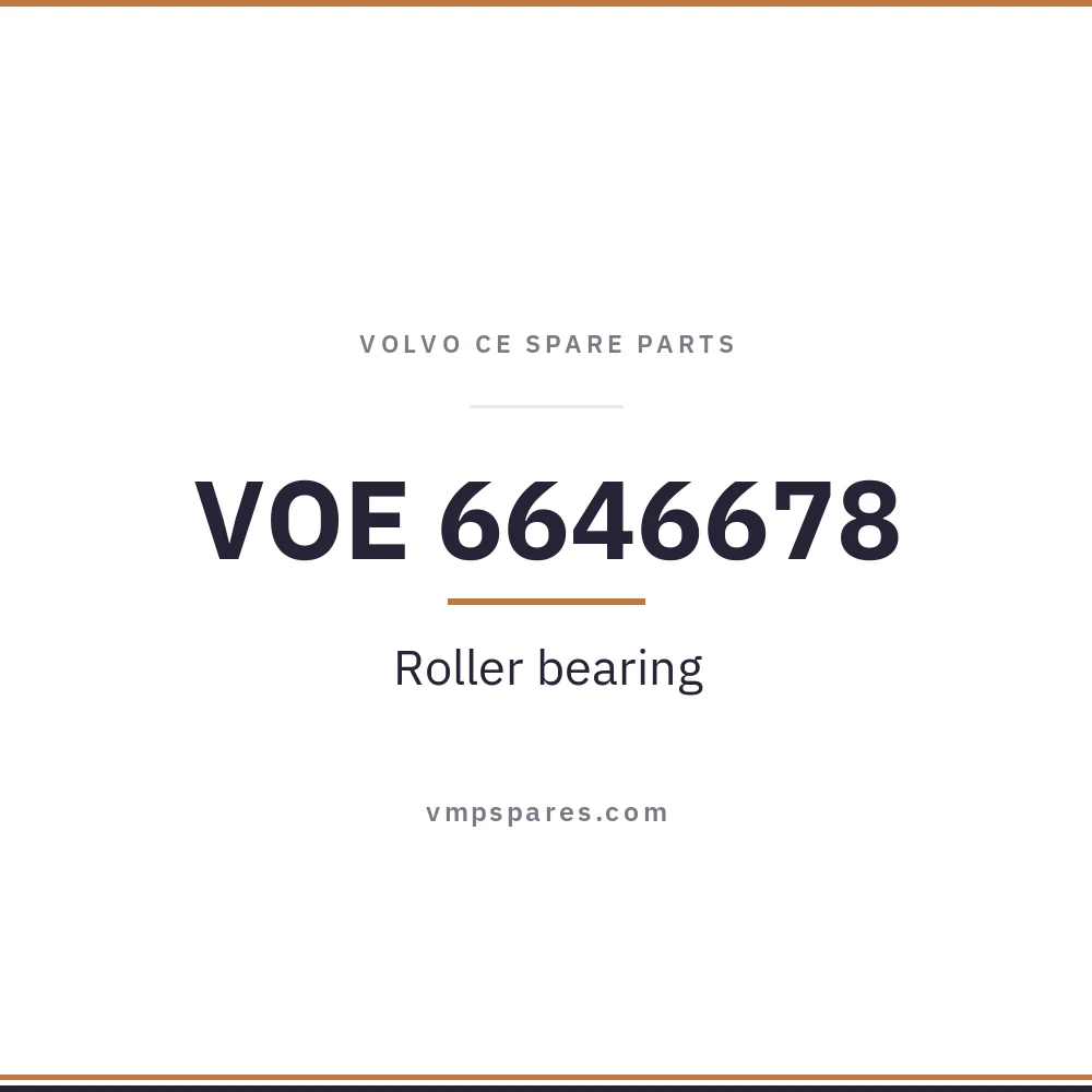 VOE 6646678 – Roller bearing
