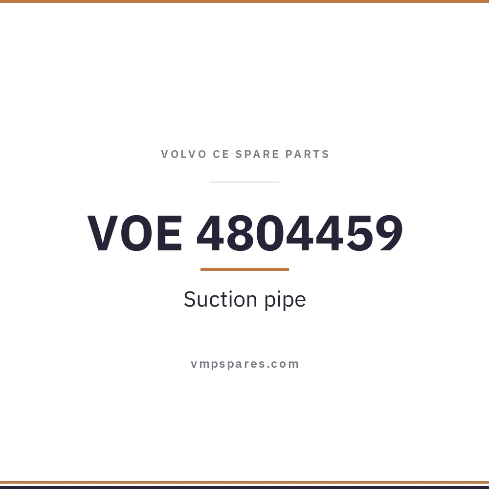 VOE 4804459 – Suction pipe