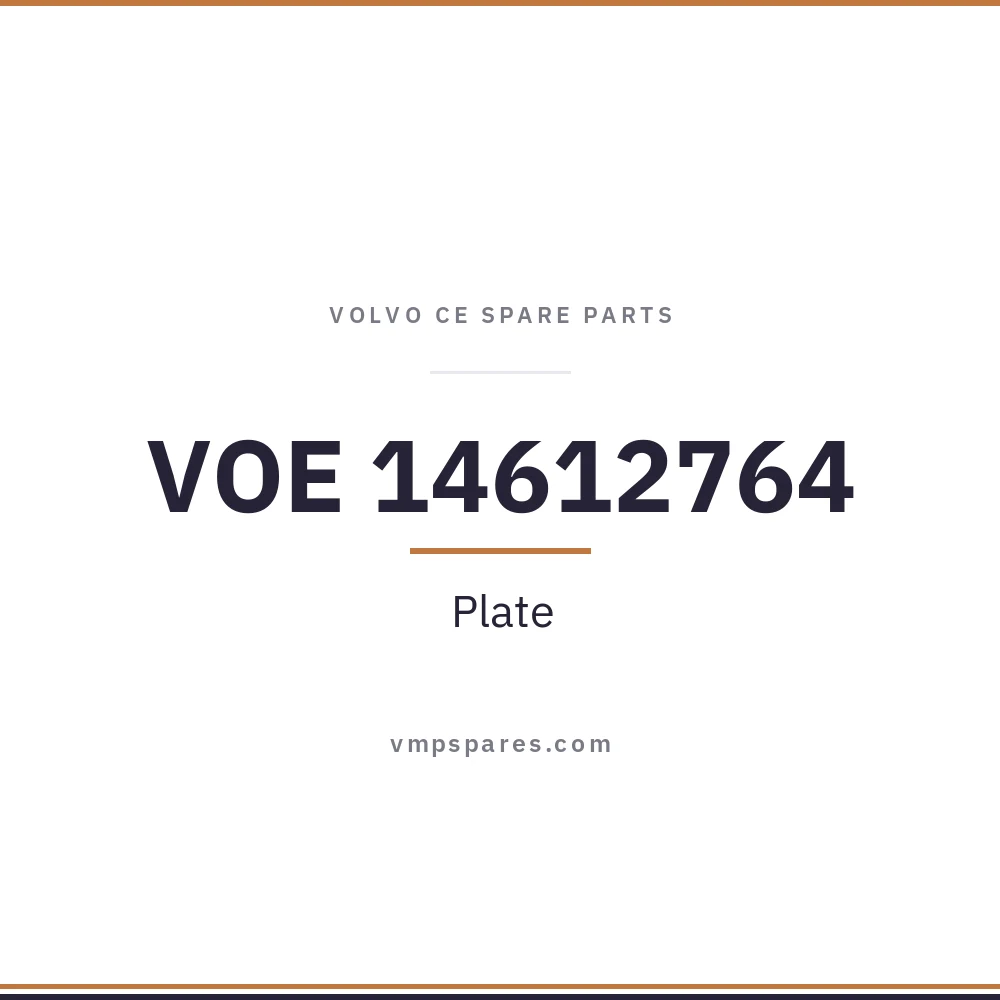 VOE 14612764 – Plate