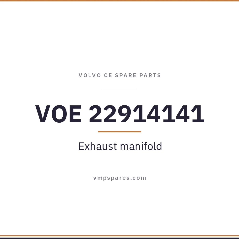 VOE 22914141 – Exhaust manifold