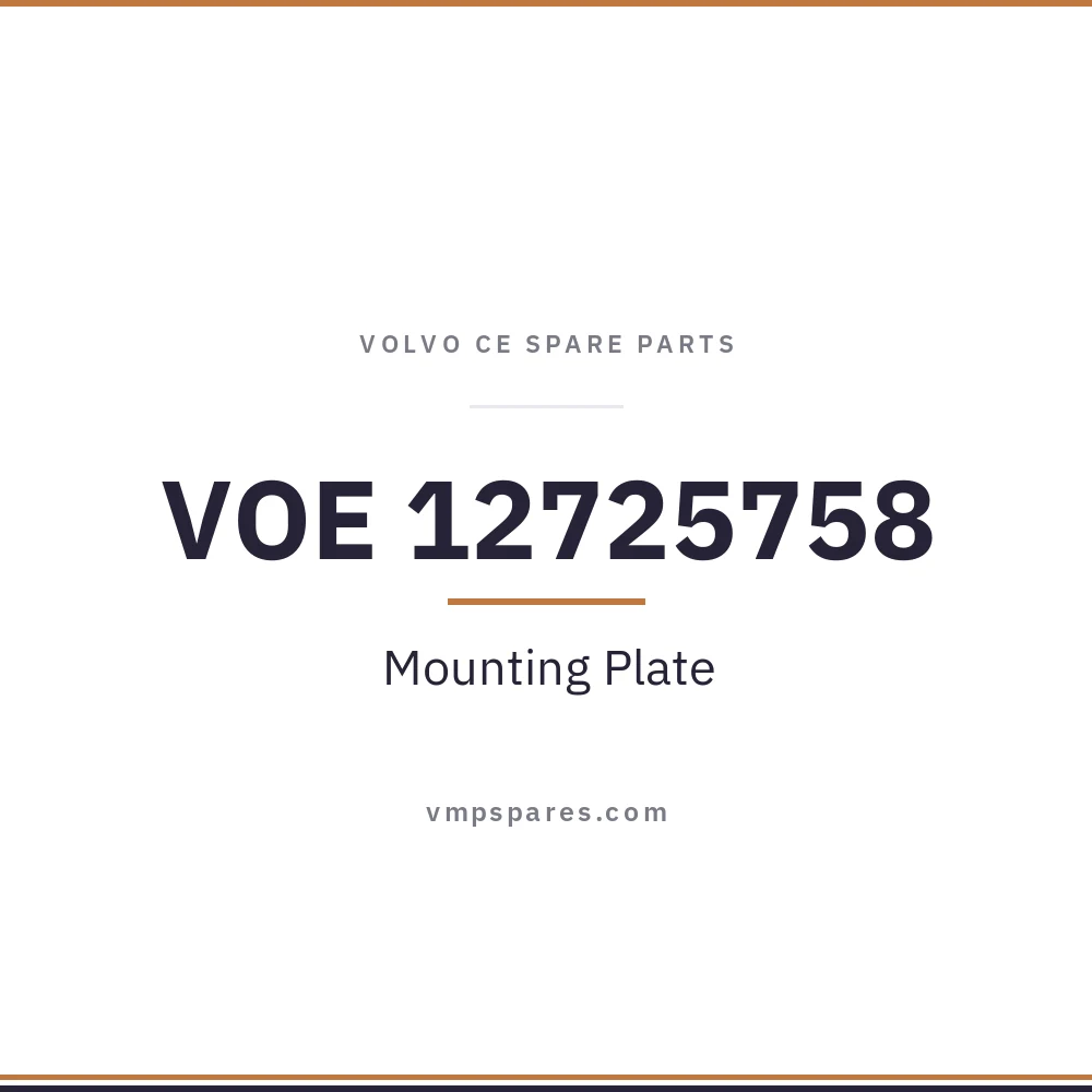 VOE 12725758 – Mounting Plate