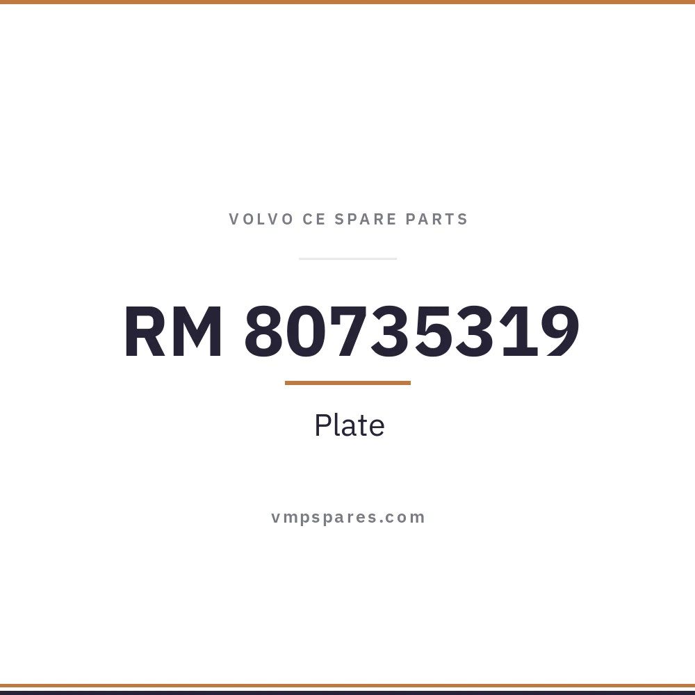 RM 80735319 – Plate