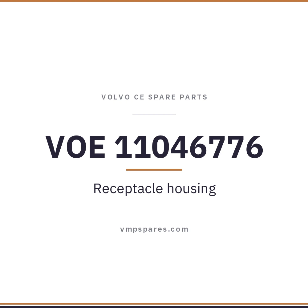 VOE 11046776 – Receptacle housing