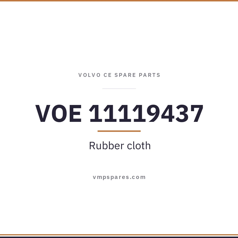 VOE 11119437 – Rubber cloth