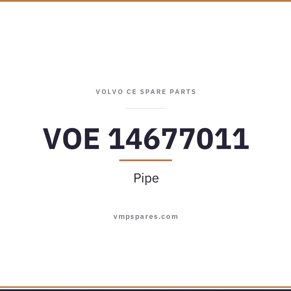VOE 14677011 – Pipe