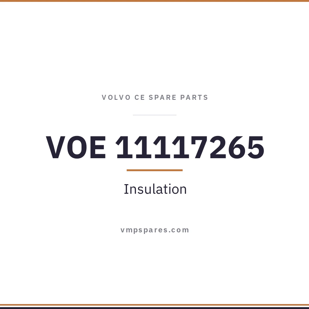 VOE 11117265 – Insulation