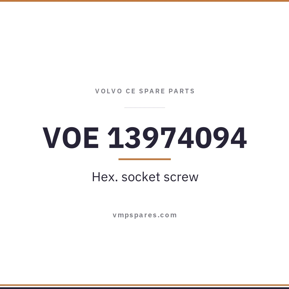 VOE 13974094 – Hex. socket screw