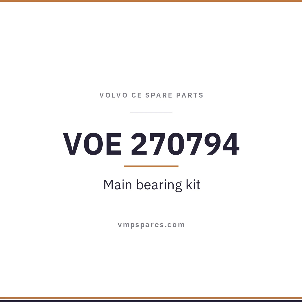 VOE 270794 – Main bearing kit