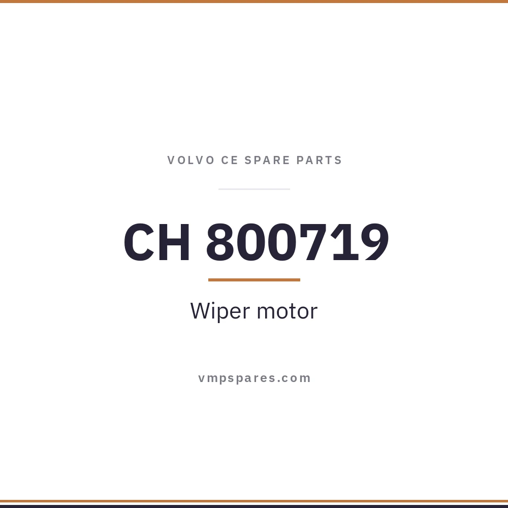 CH 800719 – Wiper motor