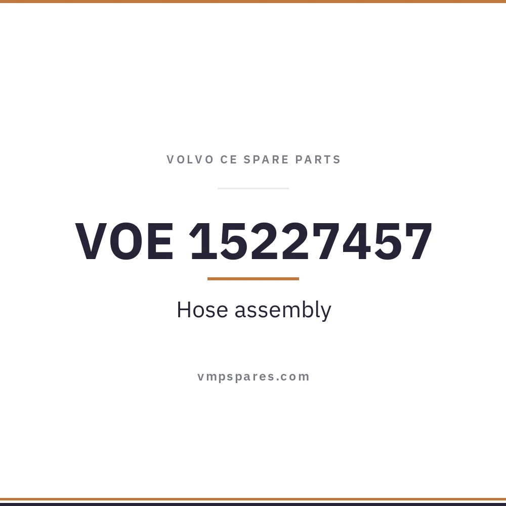 VOE 15227457 – Hose assembly