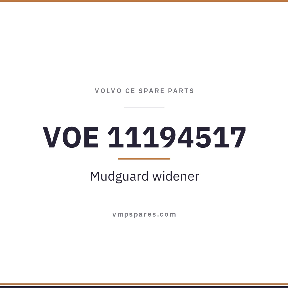 VOE 11194517 – Mudguard widener